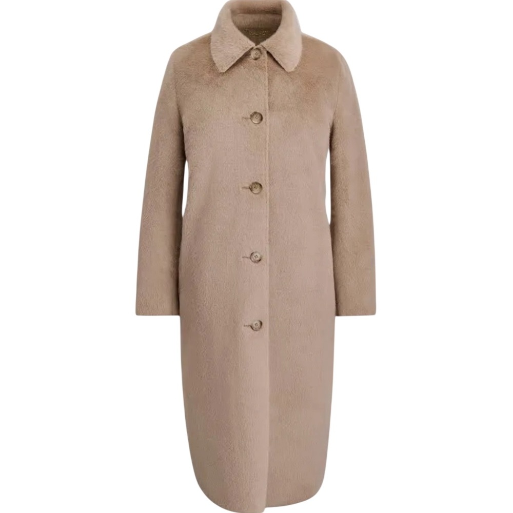 Donna Karan Tan Long Coat